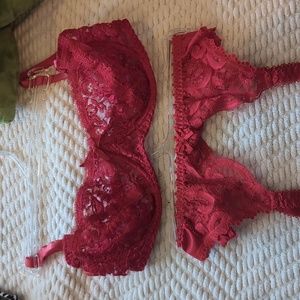 Bra and garter belt